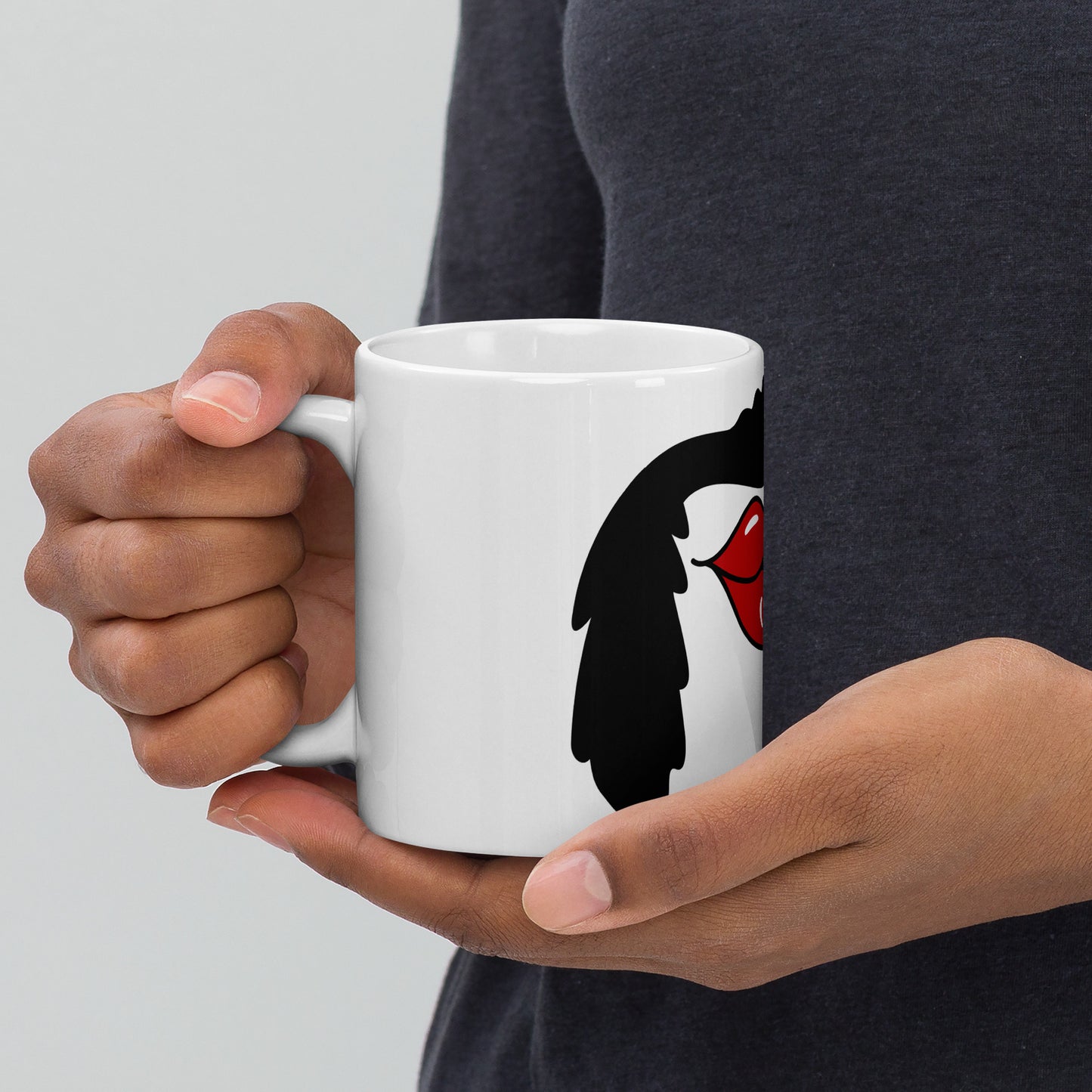 Mustache and Lips Mug
